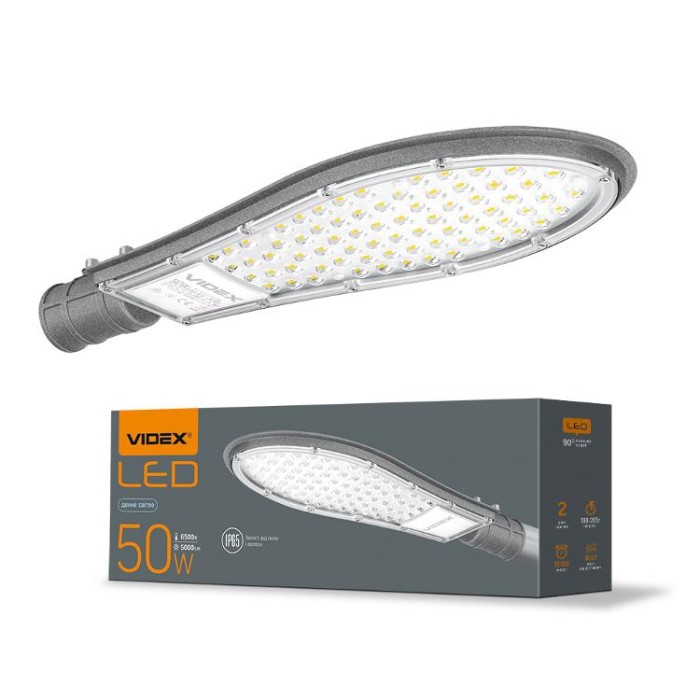 купить купить LED ліхтар вуличний VIDEX  IP65 50W 5000K VL-SLE15-506  