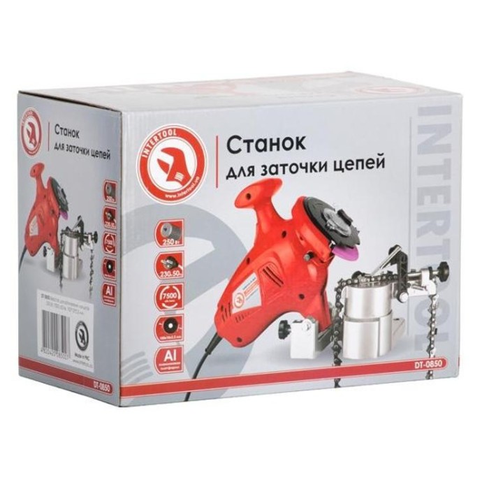 купить купить Станок для заточки цепей 250 Вт INTERTOOL DT-0850  