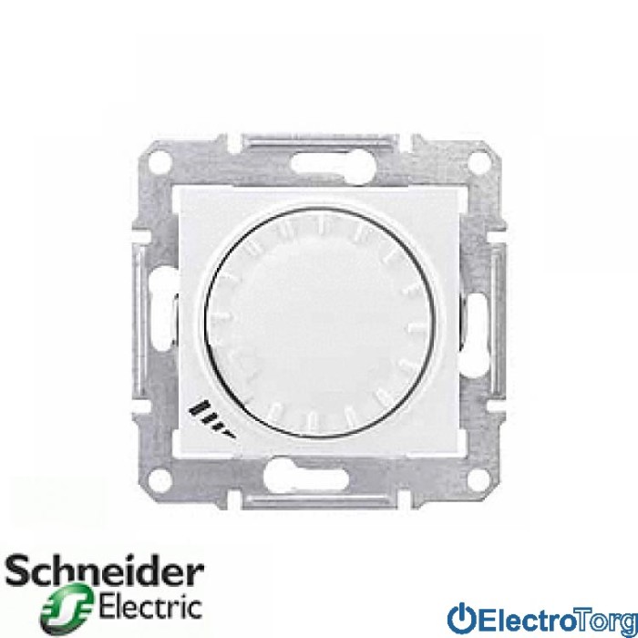 Диммер универсальный поворотно-нажимной 420VA белый Sedna Schneider Electric (Шнайдер Электрик)
