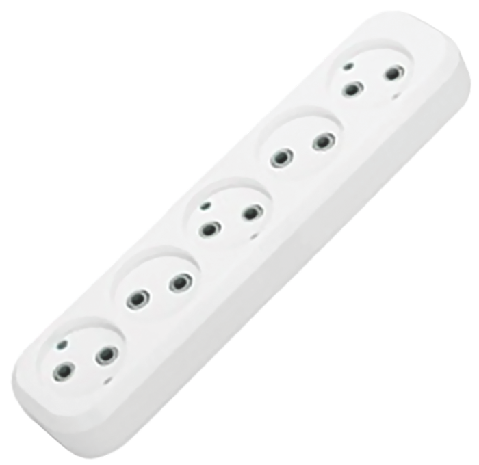 Колодка б/з, 5 гнізд, 10А, MARSO