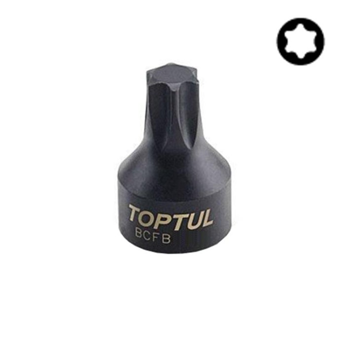 Головка TORX TOPTUL T15 1/4&amp;quot; (цельная) BCFB0815