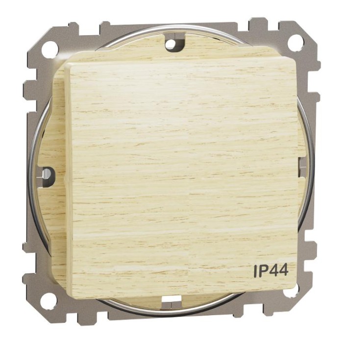 купить купить Одноклавішний вимикач, 10АX, IP44, береза, Sedna Design&amp;Elements Schneider Electric  