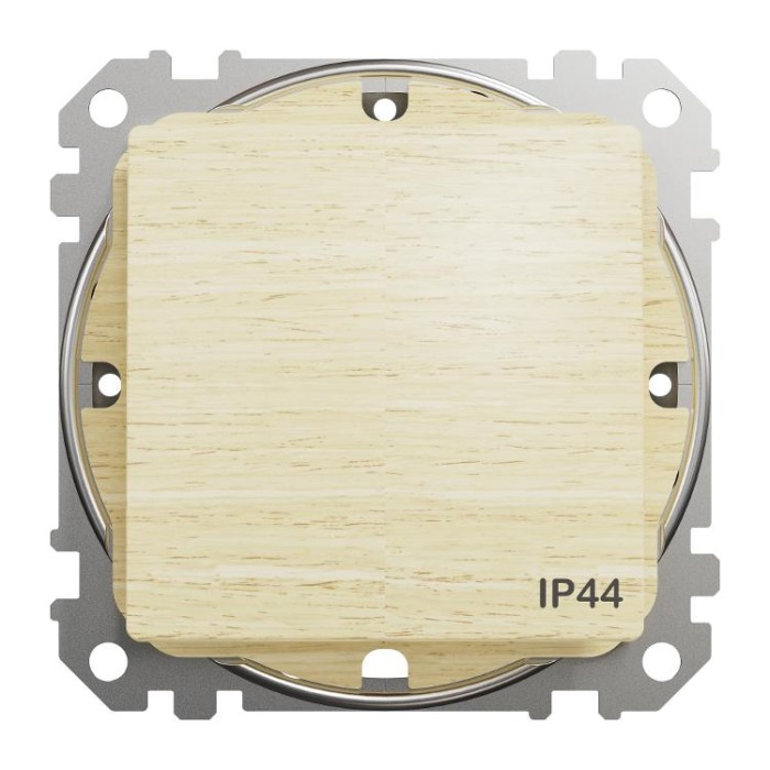 Одноклавішний вимикач, 10АX, IP44, береза, Sedna Design&amp;Elements Schneider Electric