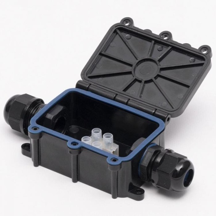 Коробка розподільча з клемником WBS-21 IP-68 на 2 отвори TAKEL