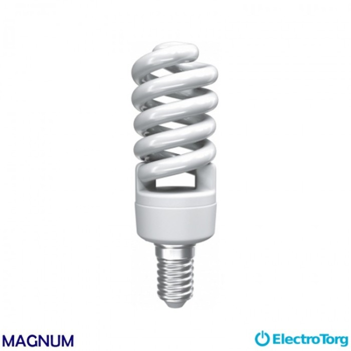 купить купить Энергосберегающая лампа T2 Mini Full-spiral 15W 4100K E14 MAGNUM  