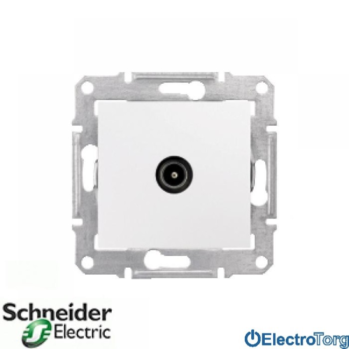 TV розетка оконечная 1Дб белая Sedna Schneider Electric (Шнайдер Электрик)