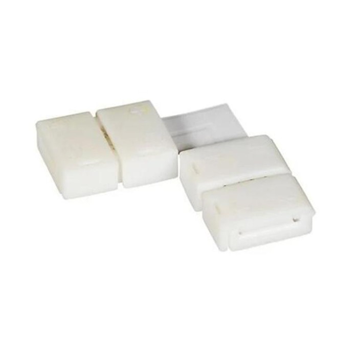 купить купить Коннектор для светодиодных лент OEM SC-19-SS-8-2 8mm 2 зажима + плата угол  