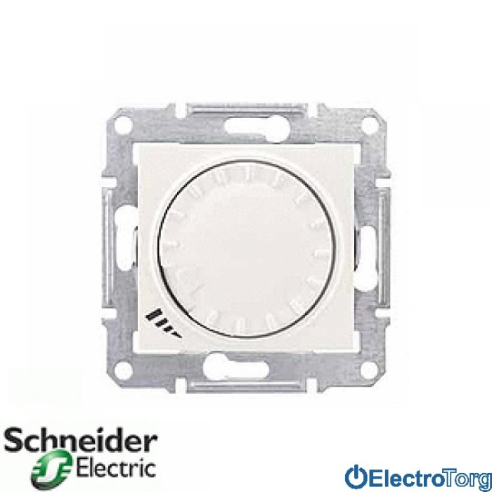 купить купить Диммер универсальный поворотно-нажимной 420VA модуль слоновая кость Sedna Schneider Electric (Шнайдер Электрик)  
