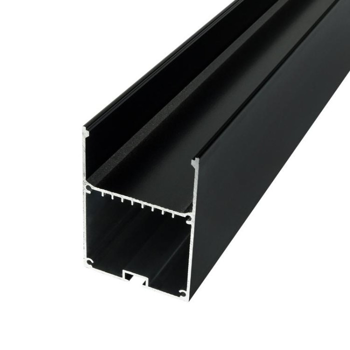 купить купить Профиль алюминиевый BIOM LSB-50AB 50*70мм анодированный, черный, 2м  