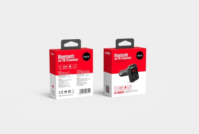 купить купить FM модулятор HAVIT HV-FM808BT Black  