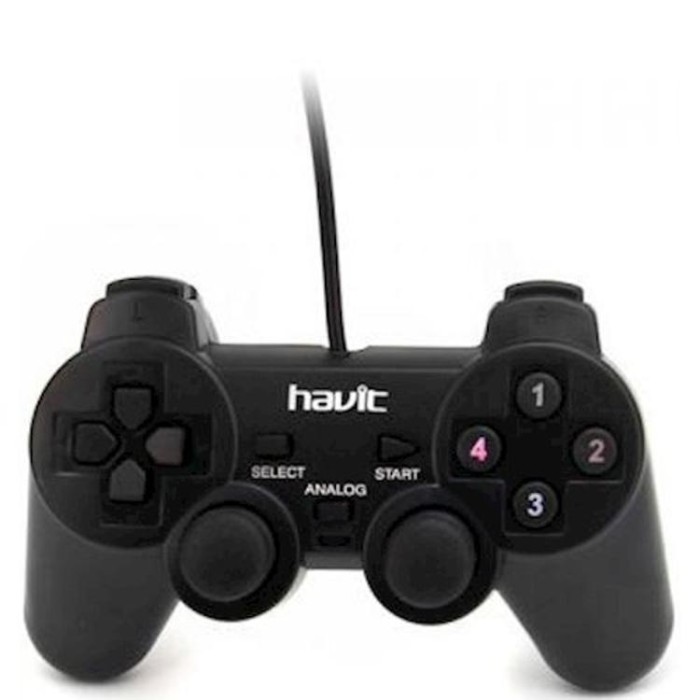 купить купить Ігровий дротовий геймпад HAVIT HV-G61 USB Double  