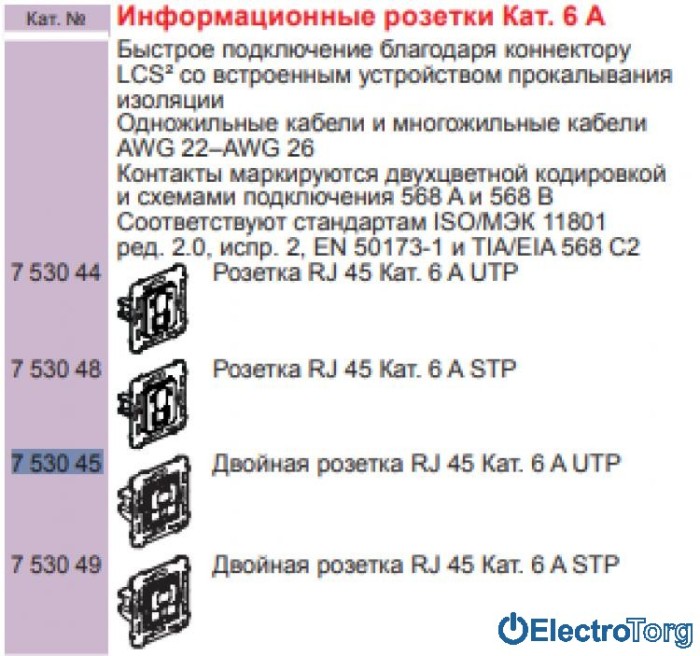 купить купить Розетка компьютерная RJ45 6a UTP двойная Valena IN'MATIC Legrand  