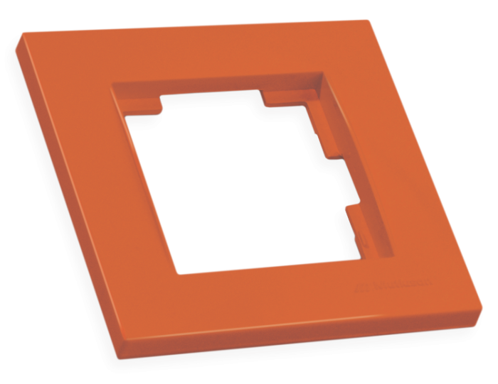 Рамка одномісна RITA, Mutlusan, оранжевий, (2220 800 1106)
