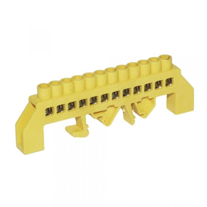Шина нульова універсальна ізольована HCD 6*9/12 жовта Takel