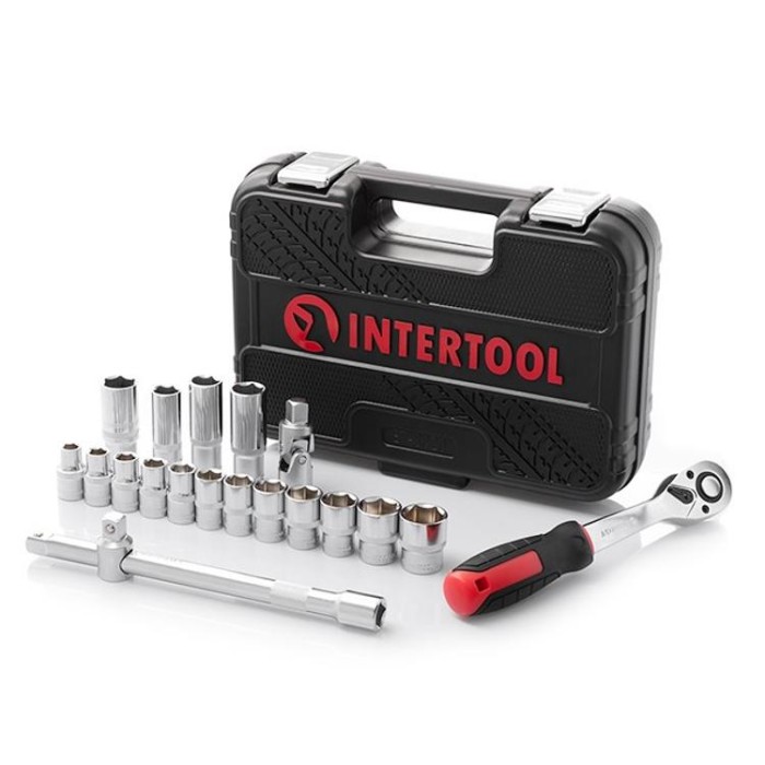 купить купить Набор инструментов 20 ед. STORM, 1/2&quot;, Сr-V INTERTOOL ET-8020  