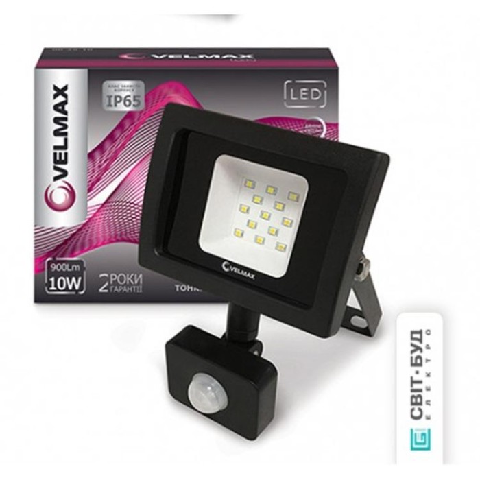 купить купить LED прожектор, 10W, 6200K, 900Lm, угол 120° Velmax  