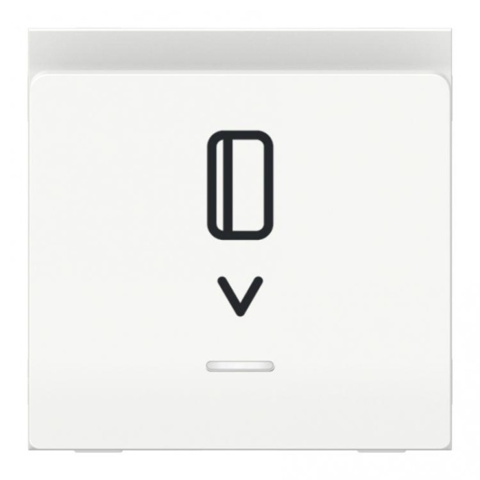 купить купить Выключатель карточный с подсветкой 10А 2 м белый Unica New Schneider Electric (Шнайдер Электрик)  