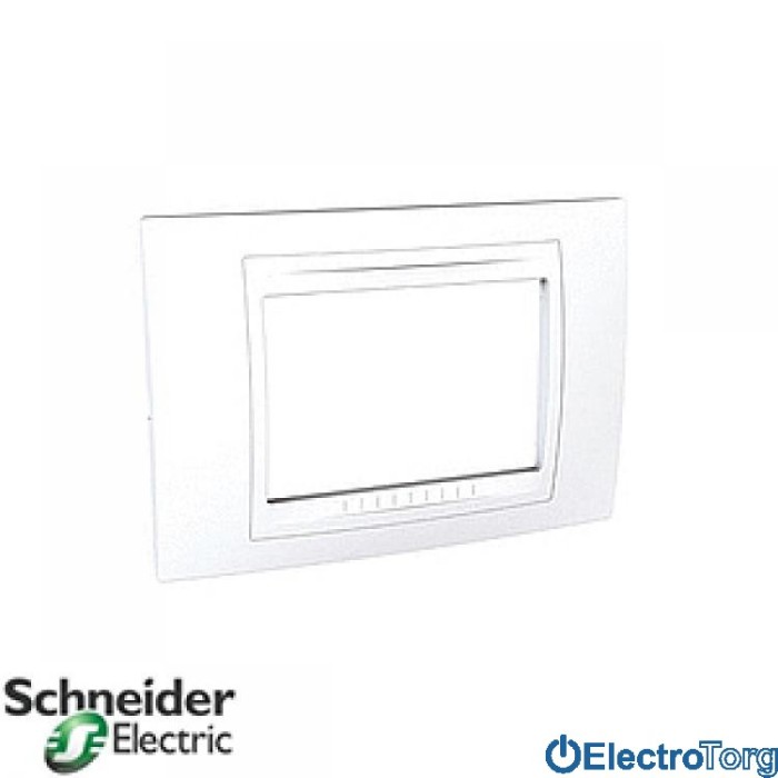 Рамка 3-модульная горизонтальная Unica Allegro Schneider