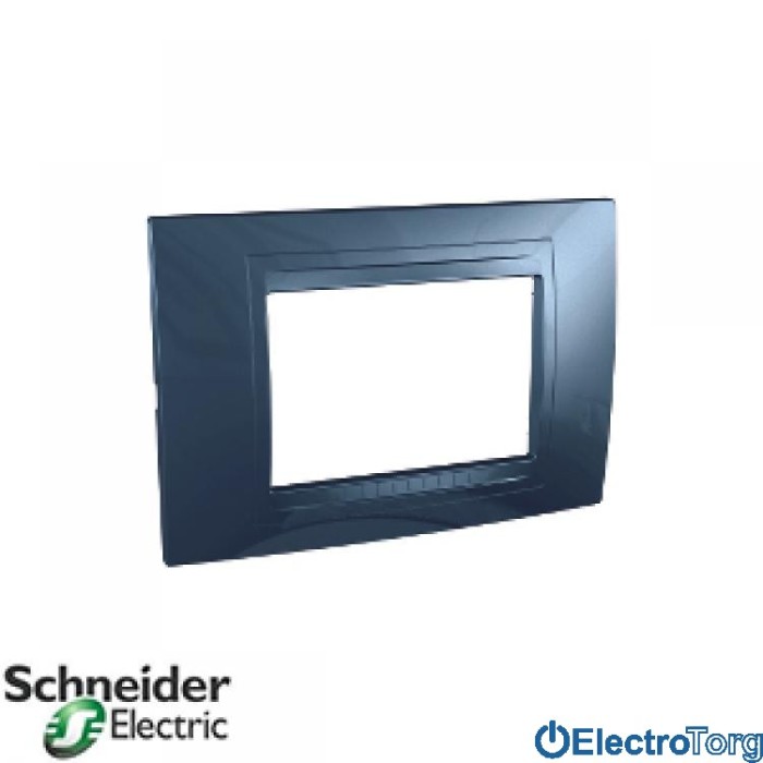 купить купить Рамка 3-модульная горизонтальная Unica Allegro Schneider  