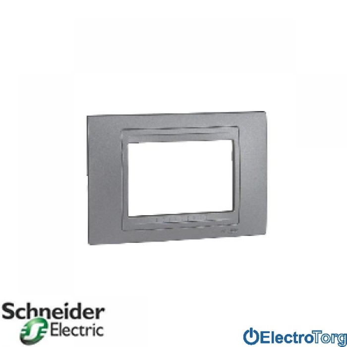 купить купить Рамка 3-модульная горизонтальная Unica Allegro Schneider  