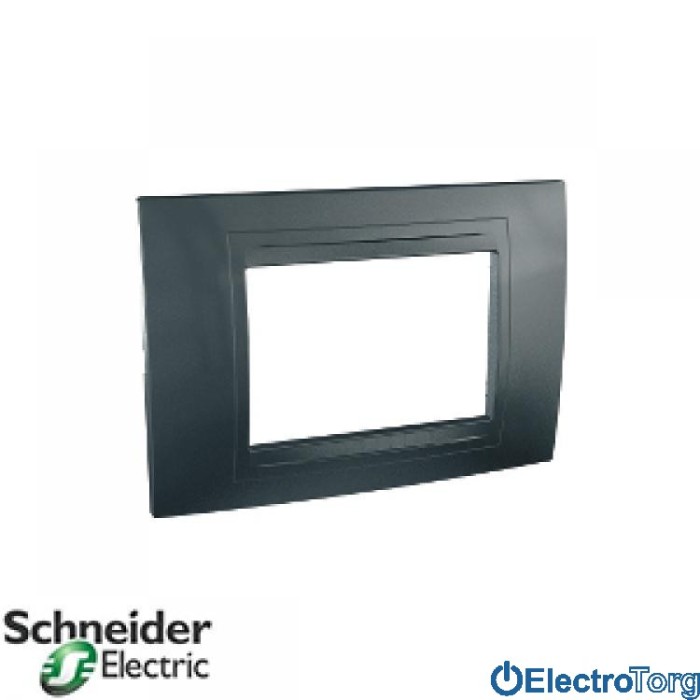 купить купить Рамка 3-модульная горизонтальная Unica Allegro Schneider  