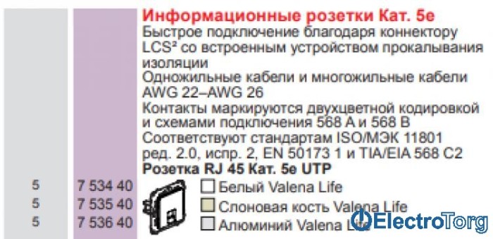 купить купить Механизм розетки компьютерной RJ45 5e UTP алюминиевый Valena LIFE Legrand  