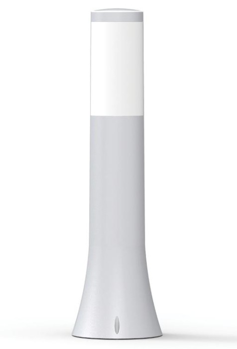 Світильник GARDEN великий, 40W, E27, IP44, ударост. PC/PP, сірий, (016 038 010121)