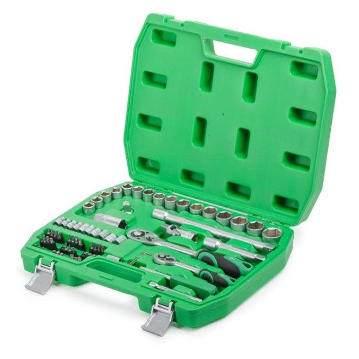 купить купить Набор инструмента 72ед, 1/2&quot;и 1/4&quot;, Cr-V INTERTOOL ET-6072SP  