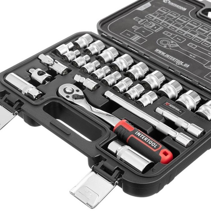 купить купить Набор инструментов 3/8&quot;, 26ед., Cr-V STORM INTERTOOL ET-8026  