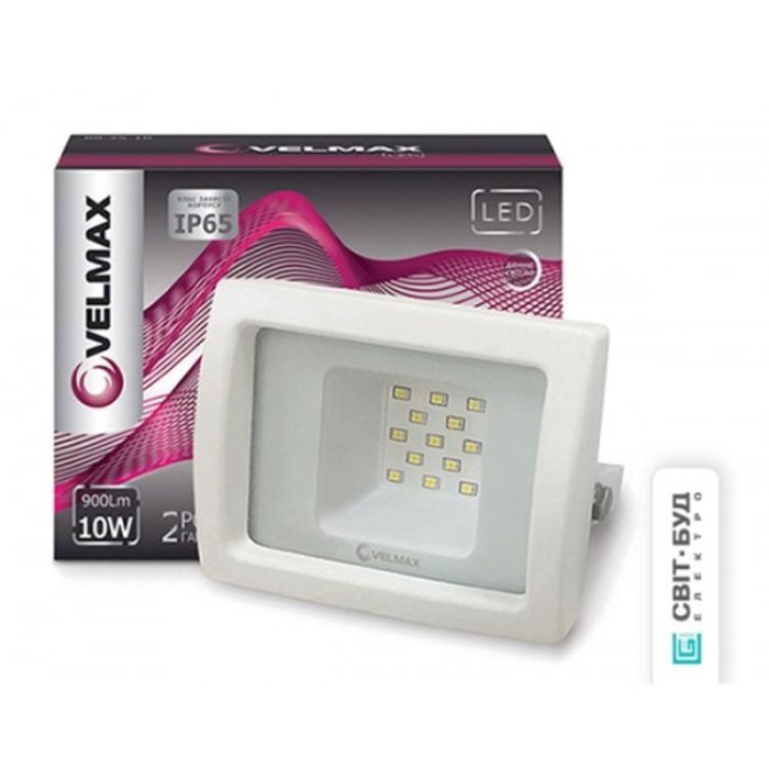 купить купить LED прожектор, 10W, 6200K, 900Lm, угол 120° Velmax  