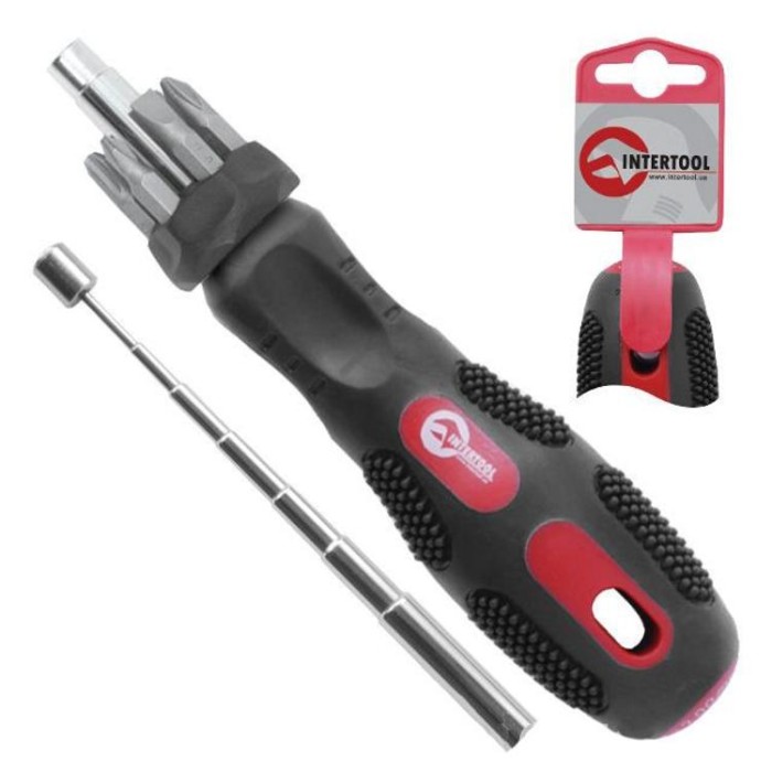 купить купить Отвертка телескопическая 7 в 1 INTERTOOL VT-1007  