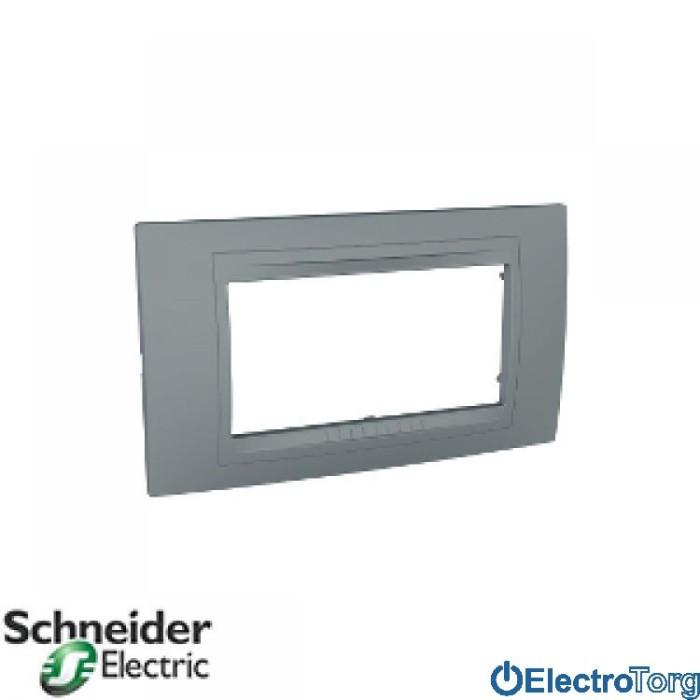 купить купить Рамка 4-модульная горизонтальная Unica Allegro Schneider  