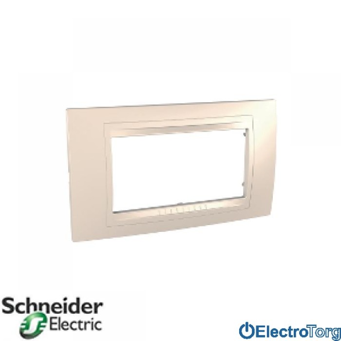 купить купить Рамка 4-модульная горизонтальная Unica Allegro Schneider  