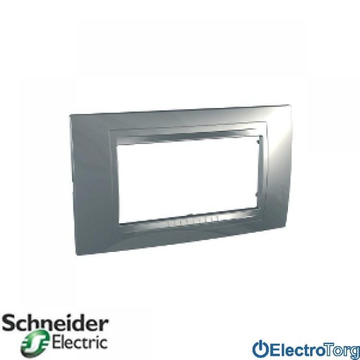 купить купить Рамка 4-модульная горизонтальная Unica Allegro Schneider  