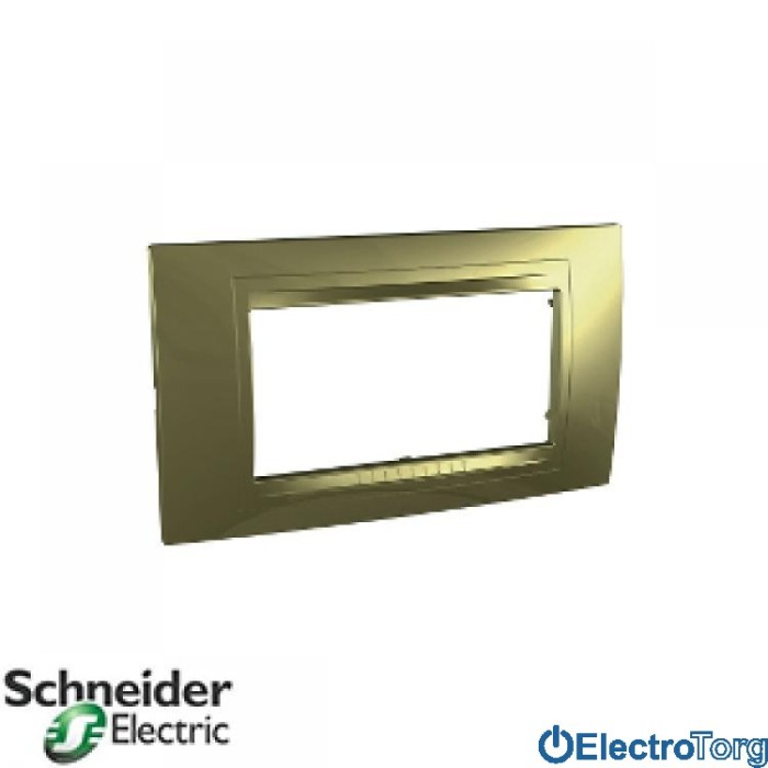 купить купить Рамка 4-модульная горизонтальная Unica Allegro Schneider  