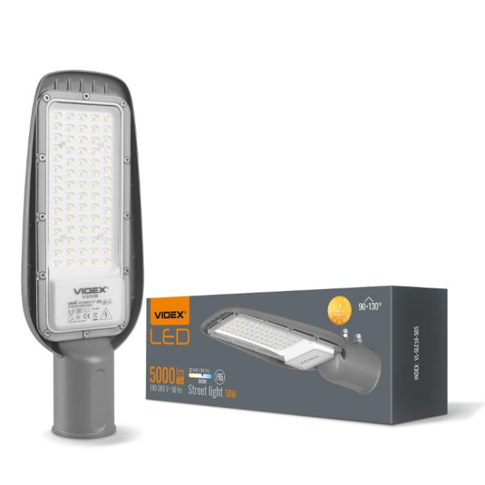 купить купить LED ліхтар вуличний VIDEX IP65 50W 5000Lm 5000K VL-SLE16-505  