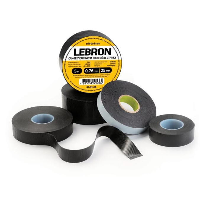 Самовулканізуюча ізострічка 35кВ Lebron 0,76мм х 19мм х 5м