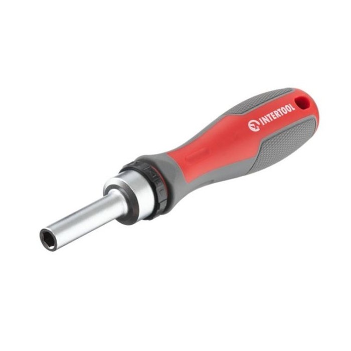 купить купить Отвертка реверсивная с комплектом насадок 57 ед INTERTOOL VT-3361  