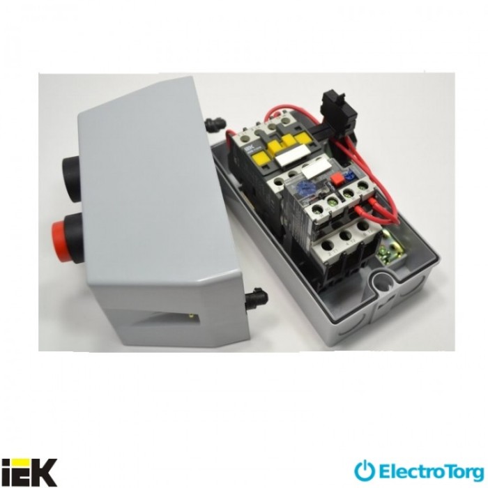 купить купить Контактор КМИ11860 18А в оболочке Ue=220В/АС3 IP54 ИЭК (IEK)  