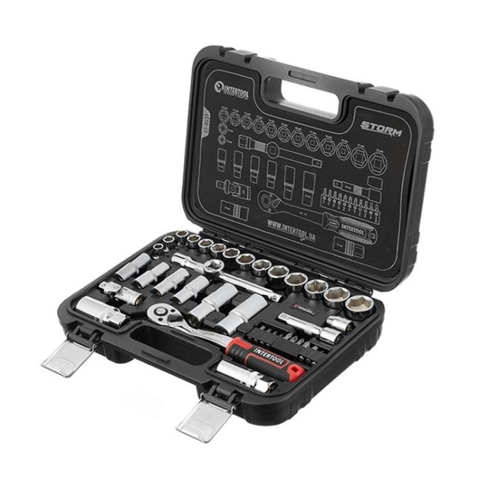 купить купить Набор инструментов 3/8&quot;, 39ед., Cr-V STORM INTERTOOL ET-8039  