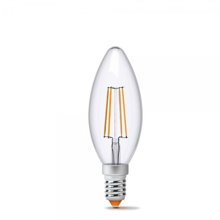купить купить LED лампа Filament C37FD 4W E14 4100K диммерная VIDEX  