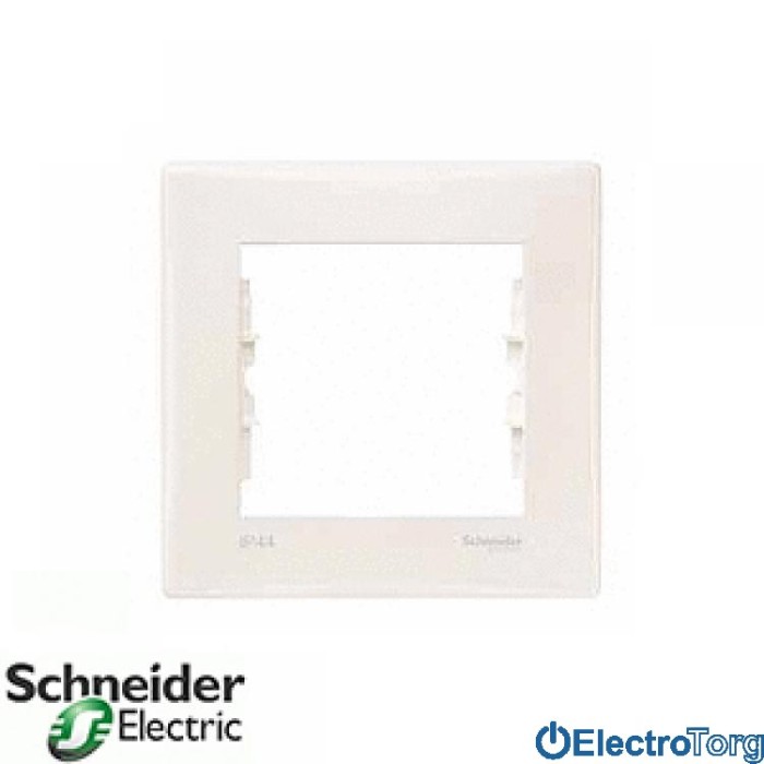 Рамка одинарная IP44 модуль слоновая кость Sedna Schneider Electric (Шнайдер Электрик)