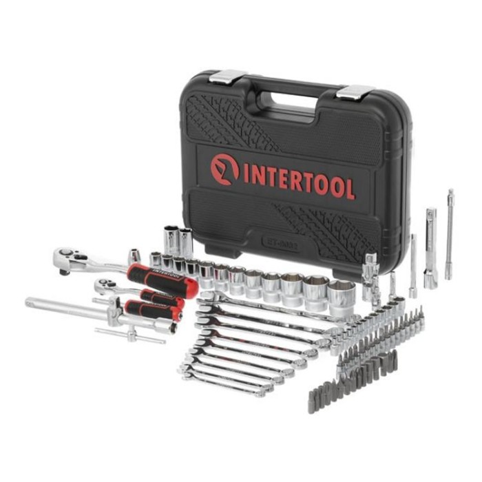 купить купить Набор инструментов 1/2&quot;&amp;1/4&quot;, 82ед., Cr-V STORM INTERTOOL ET-8082  