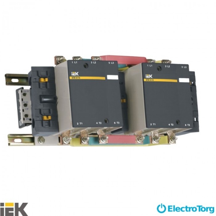 купить купить Контактор КТИ-53303 реверс 330А 220В/АС3 ИЭК(IEK)  