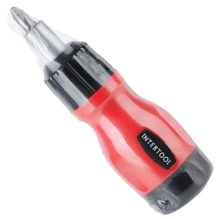 купить купить Отвертка реверсивная с комплектом насадок 6 ед. INTERTOOL VT-1009  