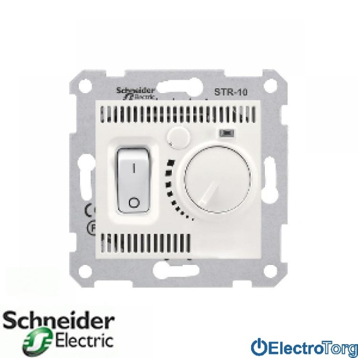 купить купить Термостат комнатный 10А модуль слоновая кость Sedna Schneider Electric (Шнайдер Электрик)  