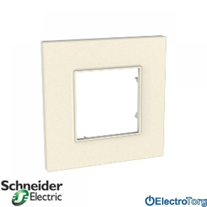 Рамка одинарная Unica Quadro Natura Schneider