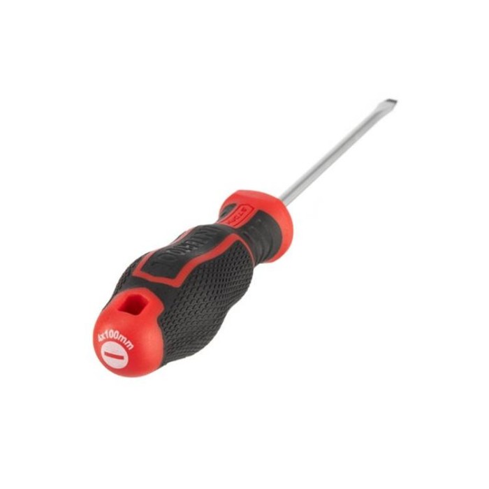 купить купить Отвертка шлицевая SL4.0*100 мм, S2, STORM INTERTOOL VT-3403  