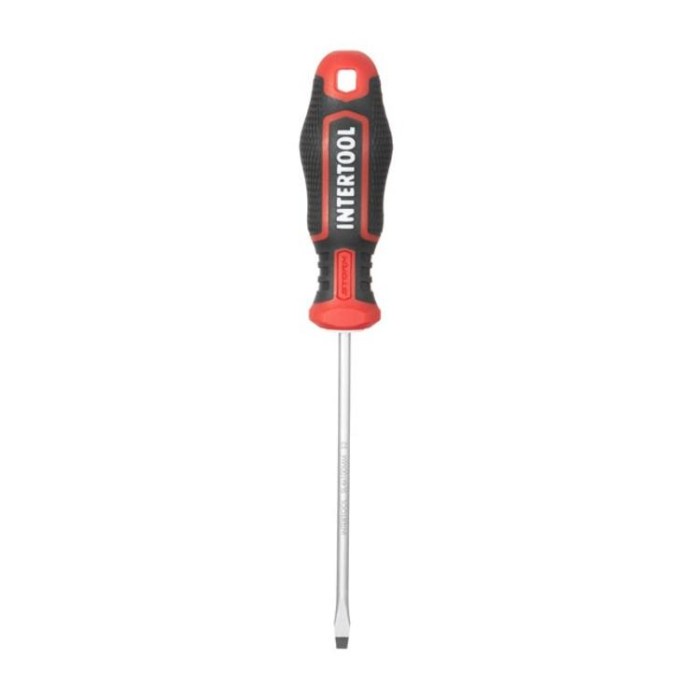 купить купить Отвертка шлицевая SL4.0*100 мм, S2, STORM INTERTOOL VT-3403  