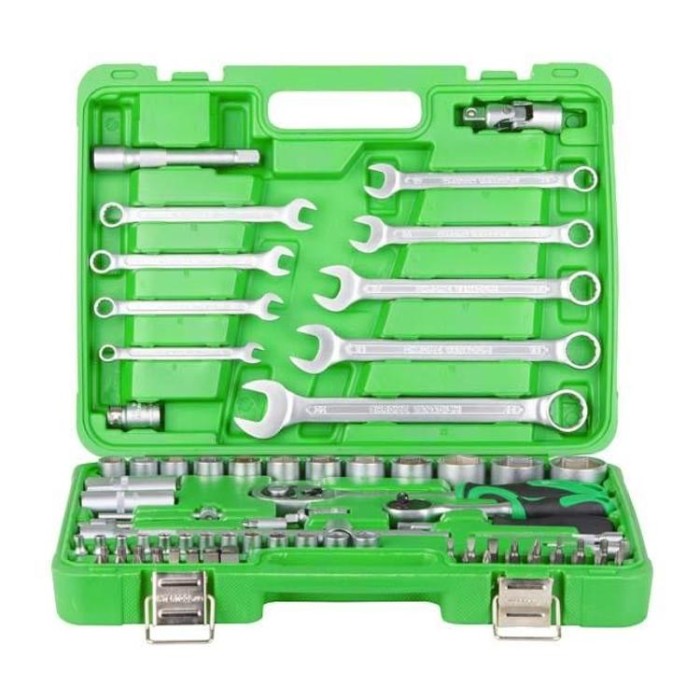 купить купить Набор инструментов 1/2&quot;и 1/4&quot;, 82 ед, INTERTOOL ET-6082SP  